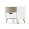 Manhattan Comfort Rockefeller 1.0 Nightstand, White 101GMC1 - alternate 5